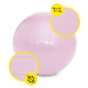 Мяч для фитнеса (фитбол) Cornix 85 см Anti-Burst Light Pink XR-0370