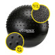 М'яч для фітнесу (фітбол) Cornix 55 см напівмасажний Anti-Burst Black XR-0458
