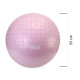 Мяч для фитнеса (фитбол) Cornix 55 см полумассажный Anti-Burst Light Pink XR-0465