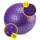 Мяч для фитнеса (фитбол) Cornix 55 см массажный Anti-Burst Violet XR-0468