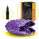 Мяч для фитнеса (фитбол) Cornix 55 см массажный Anti-Burst Violet XR-0468