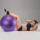 Мяч для фитнеса (фитбол) Cornix 55 см массажный Anti-Burst Violet XR-0468