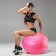 Мяч для фитнеса (фитбол) Cornix 55 см массажный Anti-Burst Pink XR-0469