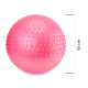 Мяч для фитнеса (фитбол) Cornix 55 см массажный Anti-Burst Pink XR-0469