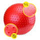 Мяч для фитнеса (фитбол) Cornix 55 см массажный Anti-Burst Red XR-0470