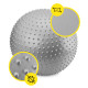 Мяч для фитнеса (фитбол) Cornix 55 см массажный Anti-Burst Silver XR-0471
