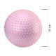М'яч для фітнесу (фітбол) Cornix 55 см масажний Anti-Burst Light Pink XR-0473