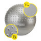 М'яч для фітнесу (фітбол) Cornix 65 см напівмасажний Anti-Burst Silver XR-0479