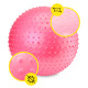 Мяч для фитнеса (фитбол) Cornix 65 см массажный Anti-Burst Pink XR-0485