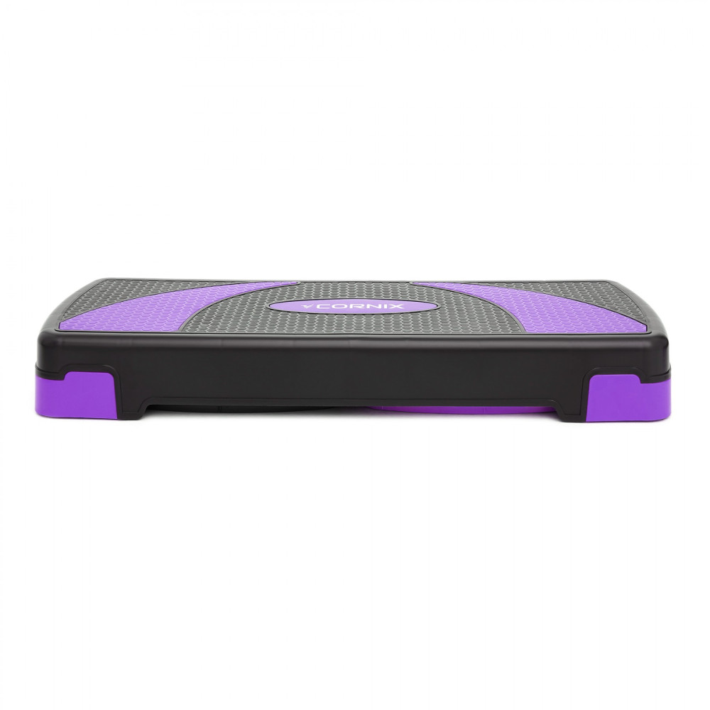 Степ-платформа 3-ступінчаста Cornix 78 х 29 х 10-20 см XR-0183 Black/Purple