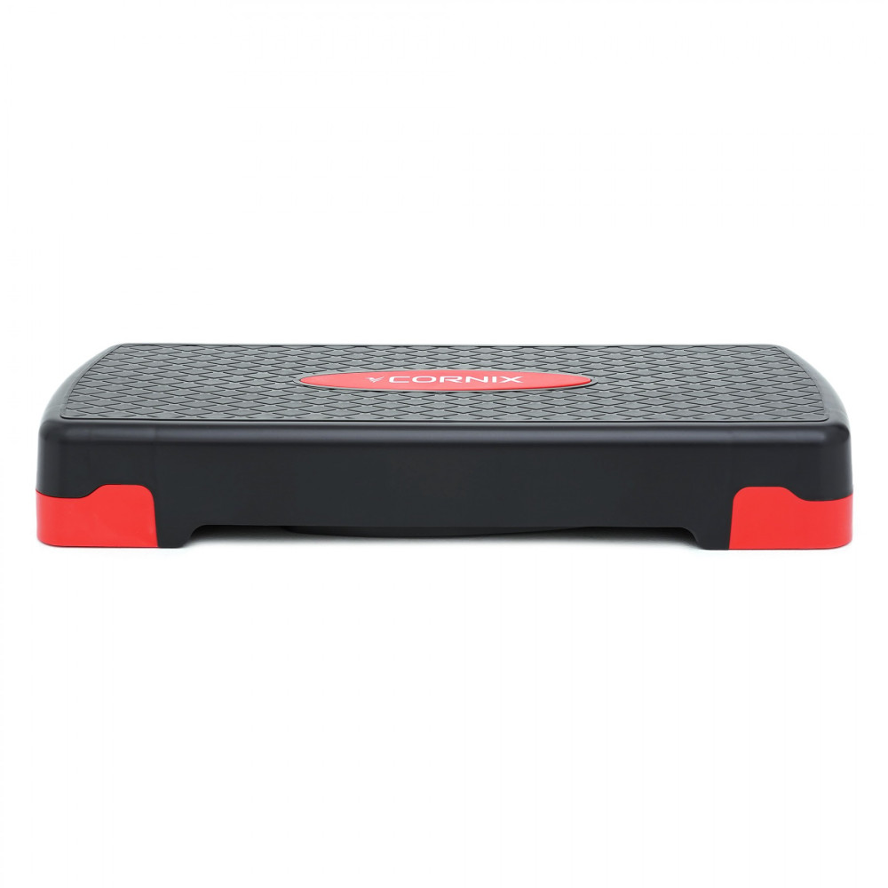 Степ-платформа 2-ступенчатая Cornix 68 х 28 х 10-15 см XR-0190 Black/Red