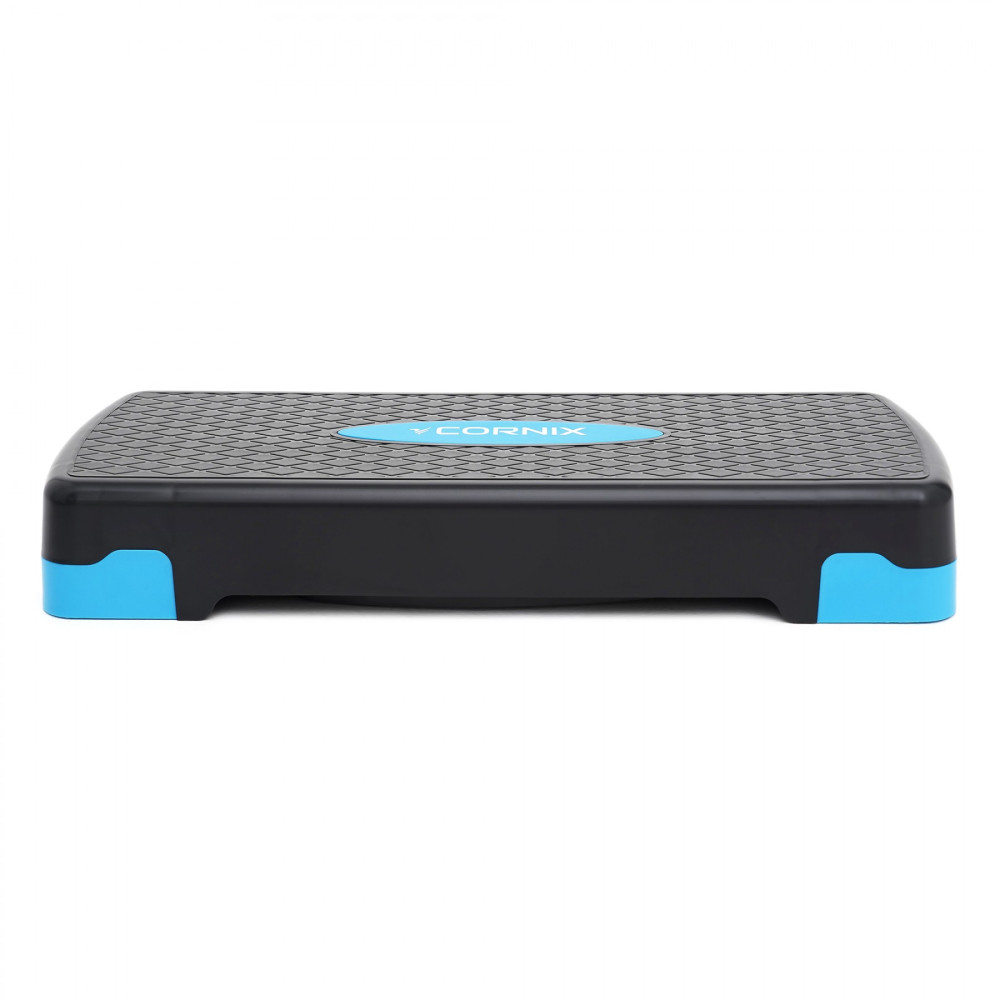 Степ-платформа 2-ступенчатая Cornix 68 х 28 х 10-15 см XR-0191 Black/Blue