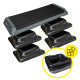 Степ-платформа 3-ступенчатая Cornix Pro 109 х 41 х 10-20 см XR-0403 Black/Grey