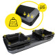 Степ-платформа 3-ступенчатая Cornix Pro 109 х 41 х 10-20 см XR-0403 Black/Grey