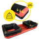 Степ-платформа 3-ступінчаста Cornix Pro 109 х 41 х 10-20 см XR-0404 Black/Red