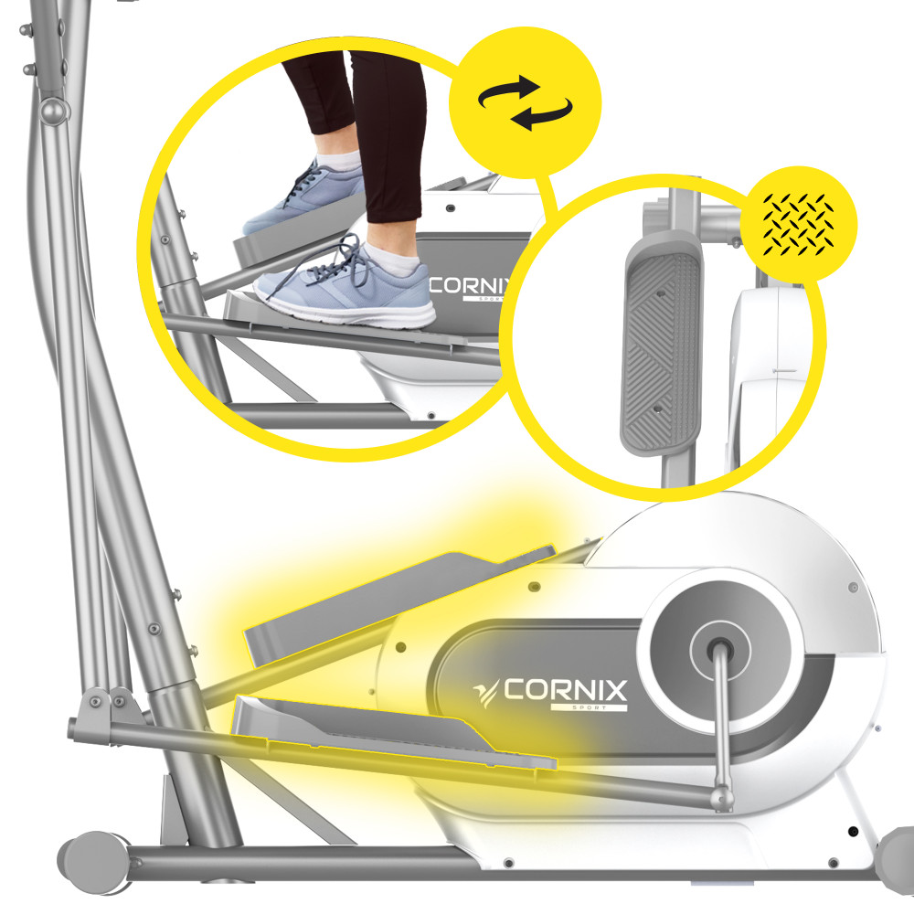 Орбітрек електромагнітний Cornix Fiona White/Grey