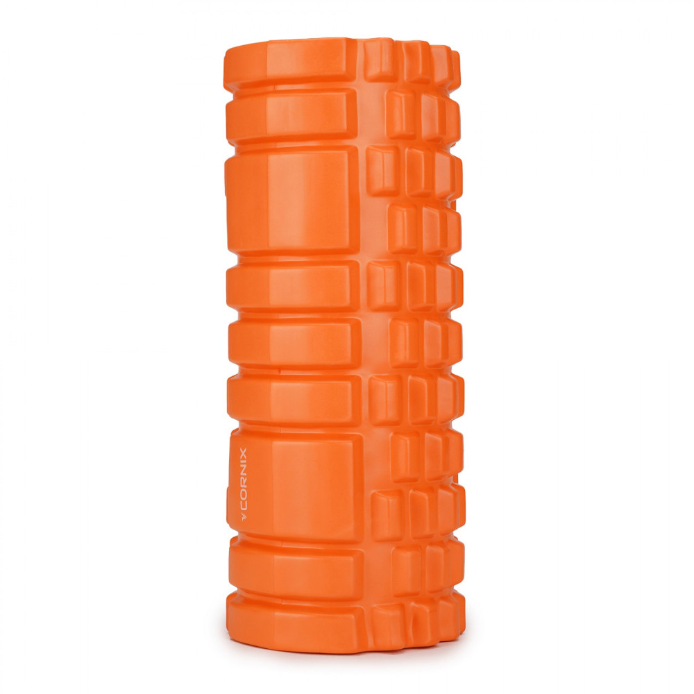 Масажний ролик Cornix EVA 33 x 14 см (валик, ролер) XR-0033 Orange