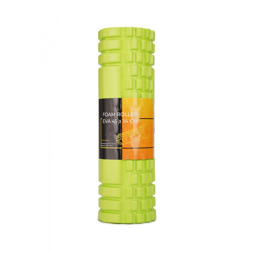 Масажний ролик Cornix EVA 45 x 14 см (валик, роллер) XR-0040 Green