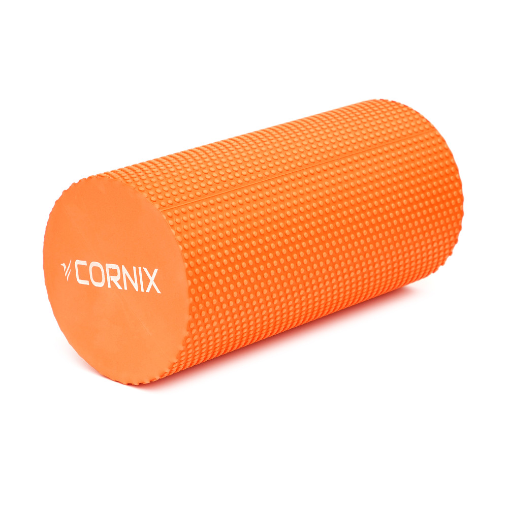 Массажный ролик Cornix EVA+ 30 x 15 см (валик, роллер) XR-0297 Orange