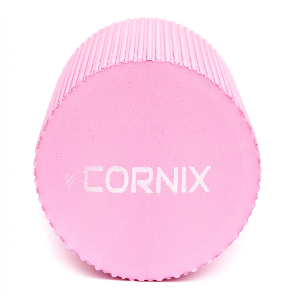 Массажный ролик Cornix EVA+ 30 x 15 см (валик, роллер) XR-0298 Pink