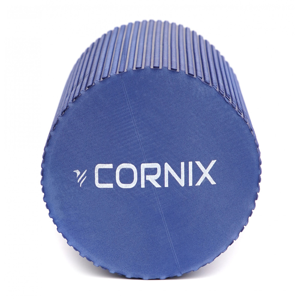 Масажний ролик Cornix EVA+ 30 x 15 см (валик, ролер) XR-0299 Navy Blue
