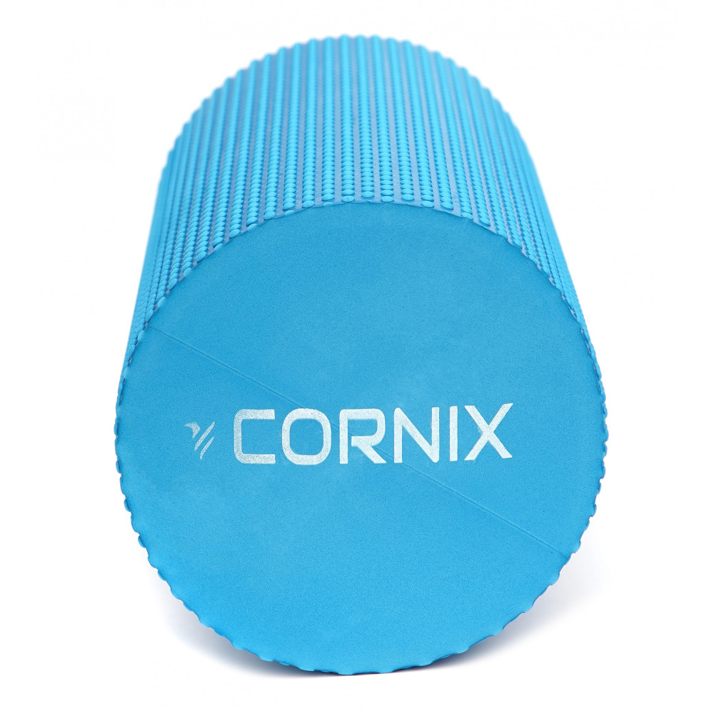 Массажный ролик Cornix EVA+ 30 x 15 см (валик, роллер) XR-0301 Blue