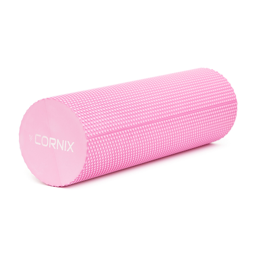 Масажний ролик Cornix EVA+ 45 x 15 см (валик, ролер) XR-0303 Pink