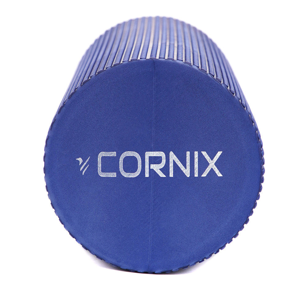 Массажный ролик Cornix EVA+ 45 x 15 см (валик, роллер) XR-0304 Navy Blue
