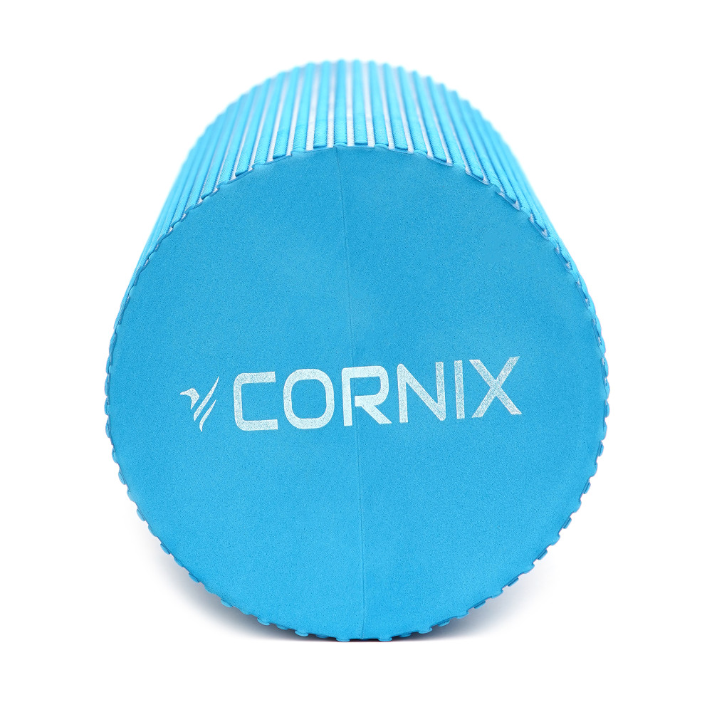 Массажный ролик Cornix EVA+ 45 x 15 см (валик, роллер) XR-0306 Blue