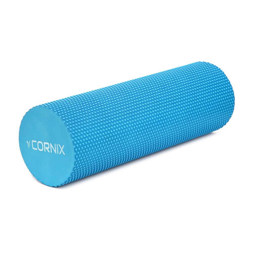 Массажный ролик Cornix EVA+ 45 x 15 см (валик, роллер) XR-0306 Blue