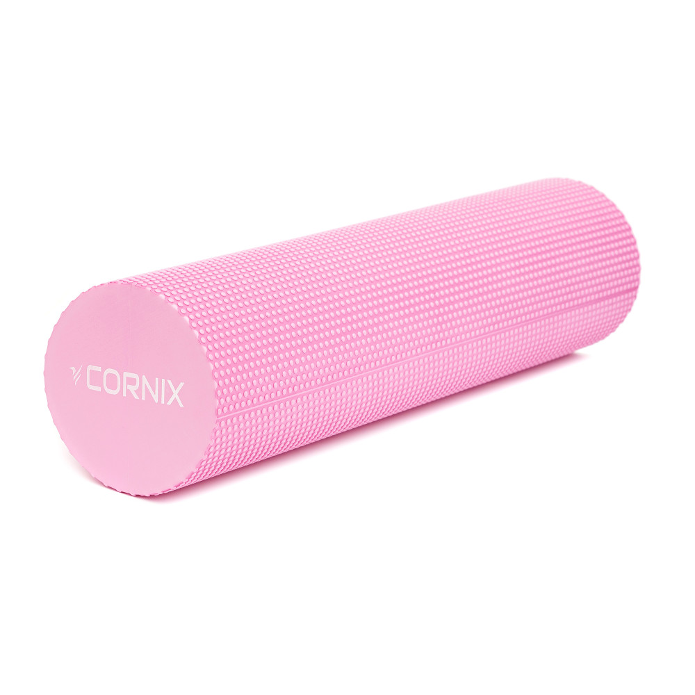 Масажний ролик Cornix EVA+ 60 x 15 см (валик, ролер) XR-0308 Pink