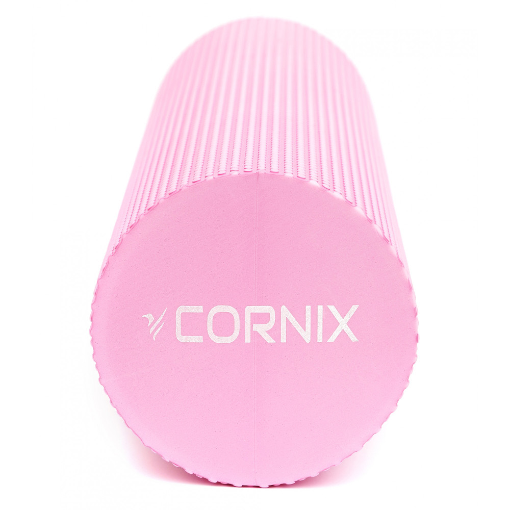 Масажний ролик Cornix EVA+ 60 x 15 см (валик, ролер) XR-0308 Pink