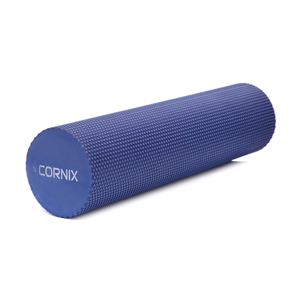 Масажний ролик Cornix EVA+ 60 x 15 см (валик, ролер) XR-0309 Navy Blue