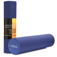 Масажний ролик Cornix EVA+ 60 x 15 см (валик, ролер) XR-0309 Navy Blue
