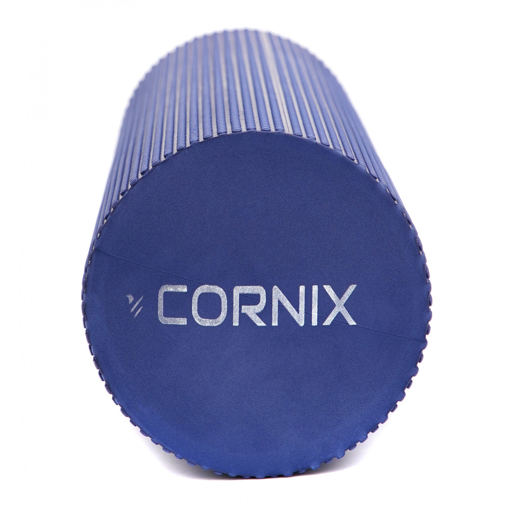 Масажний ролик Cornix EVA+ 60 x 15 см (валик, ролер) XR-0309 Navy Blue