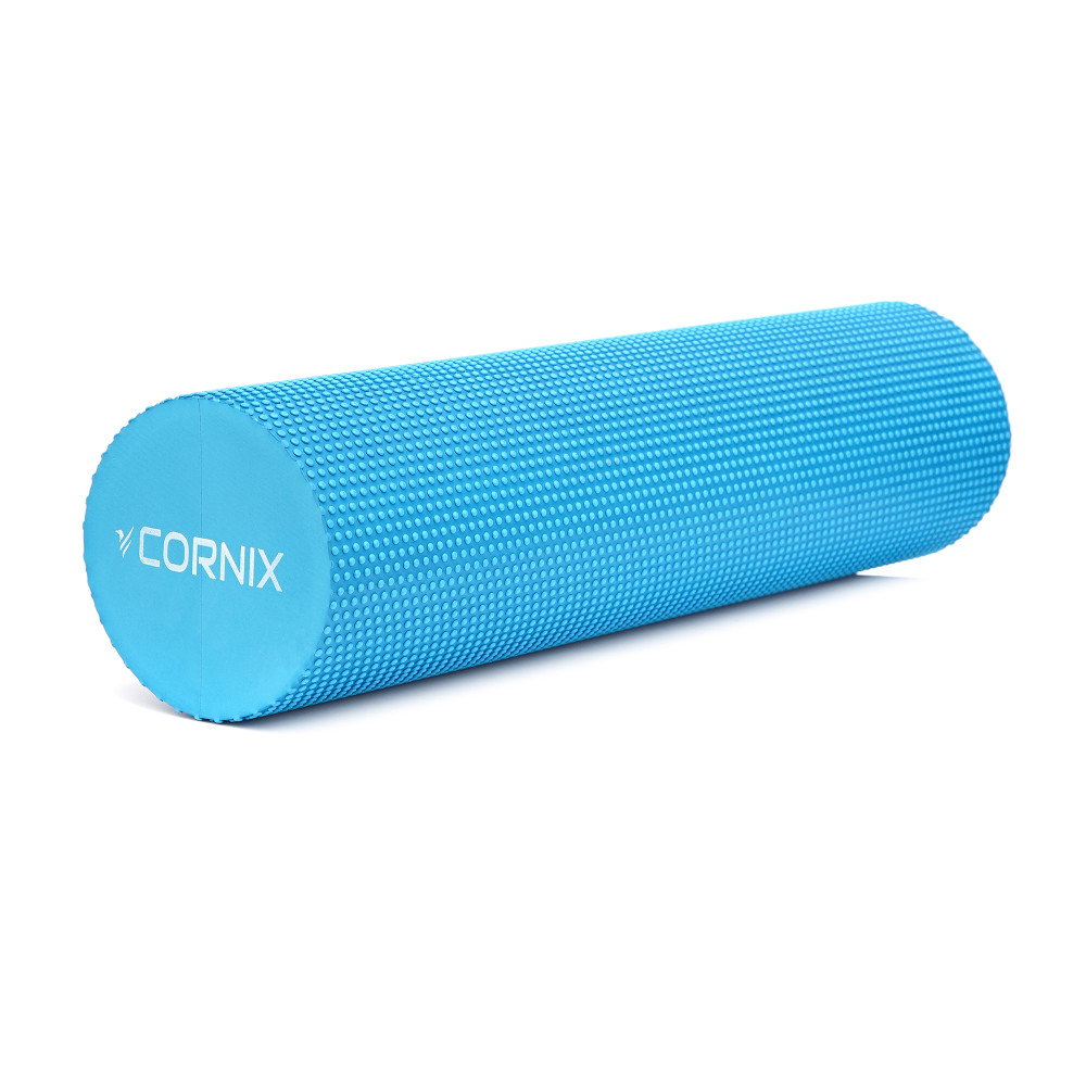 Массажный ролик Cornix EVA+ 60 x 15 см (валик, роллер) XR-0311 Blue