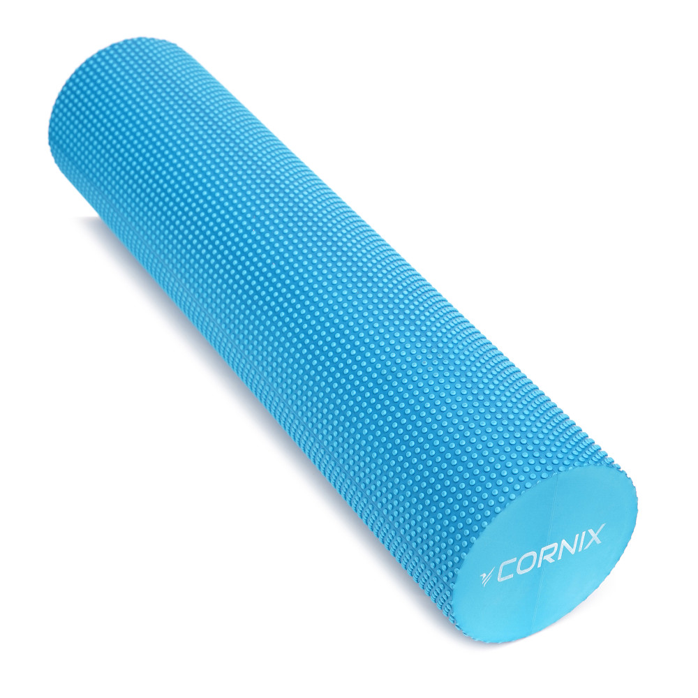 Массажный ролик Cornix EVA+ 60 x 15 см (валик, роллер) XR-0311 Blue