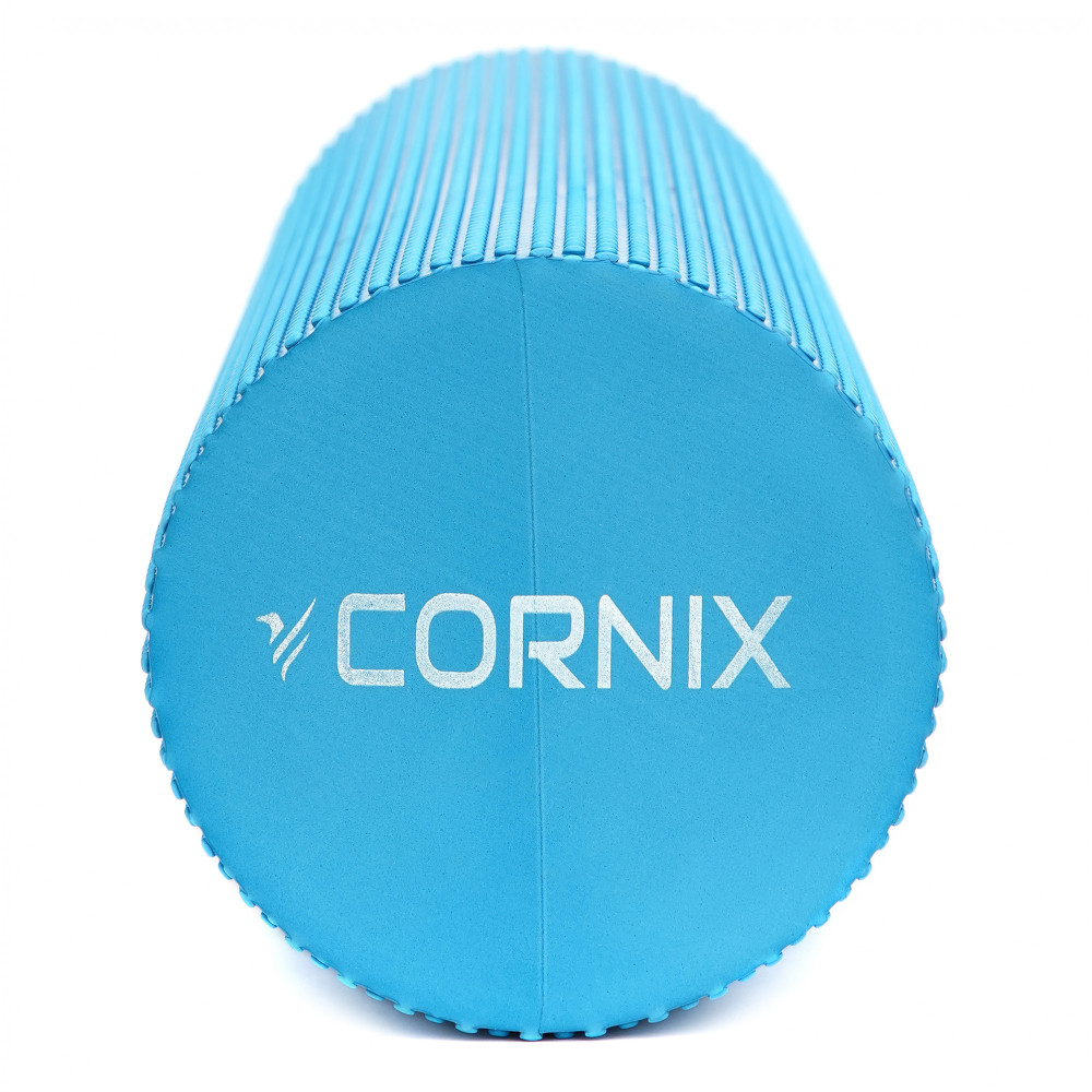Массажный ролик Cornix EVA+ 60 x 15 см (валик, роллер) XR-0311 Blue