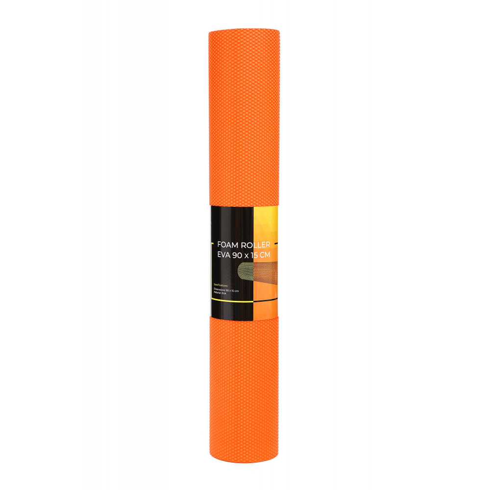 Масажний ролик Cornix EVA+ 90 x 15 см (валик, ролер) XR-0312 Orange