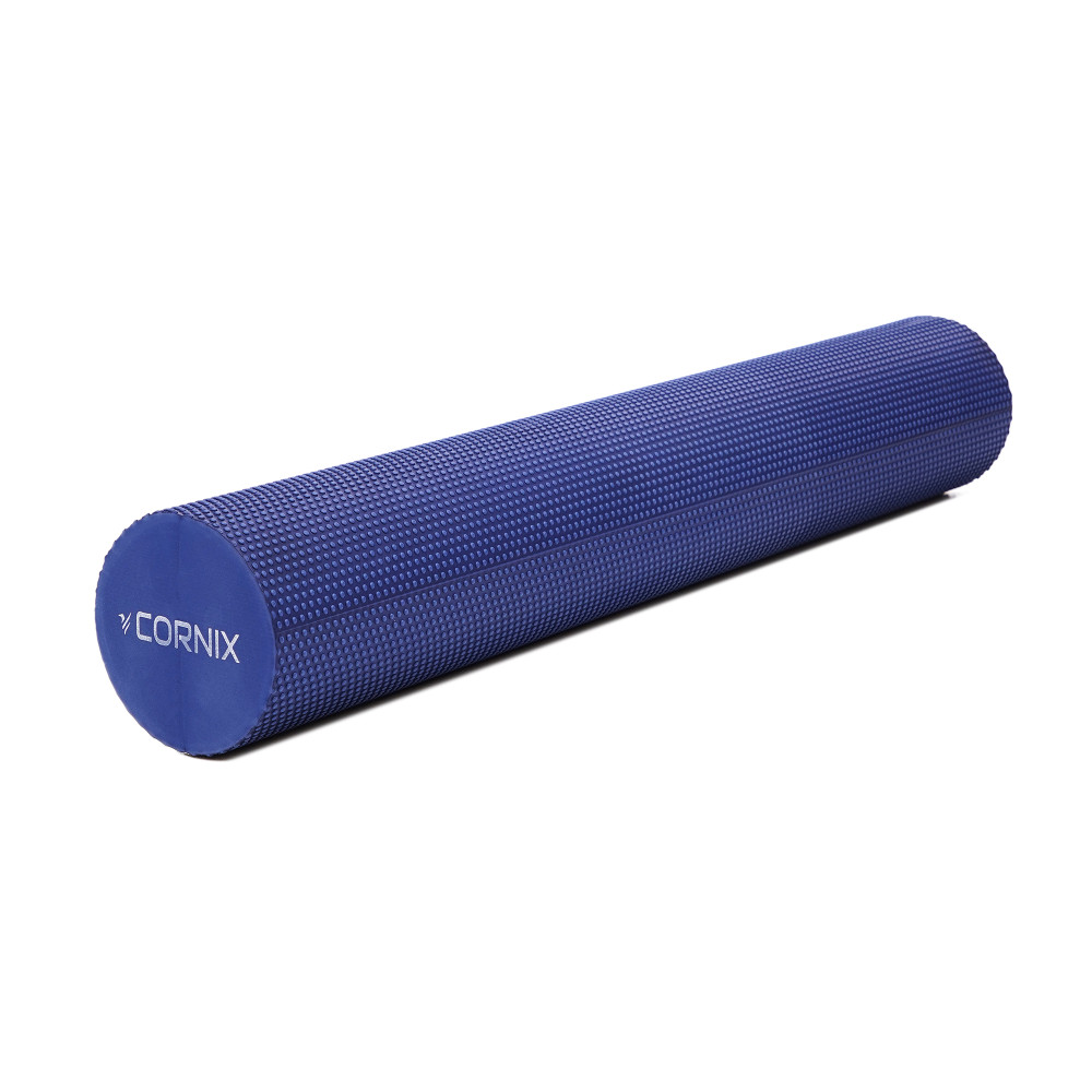 Массажный ролик Cornix EVA+ 90 x 15 см (валик, роллер) XR-0314 Navy Blue