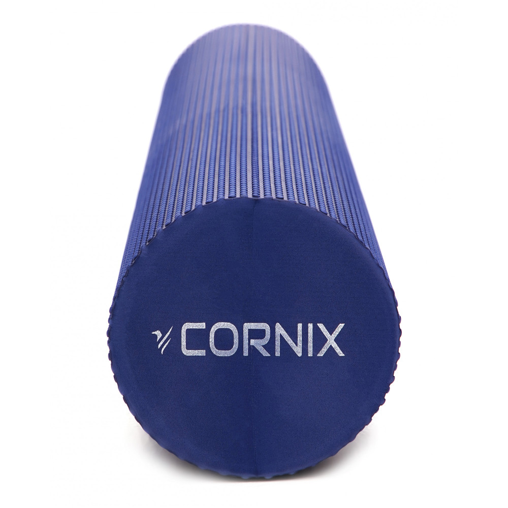 Массажный ролик Cornix EVA+ 90 x 15 см (валик, роллер) XR-0314 Navy Blue