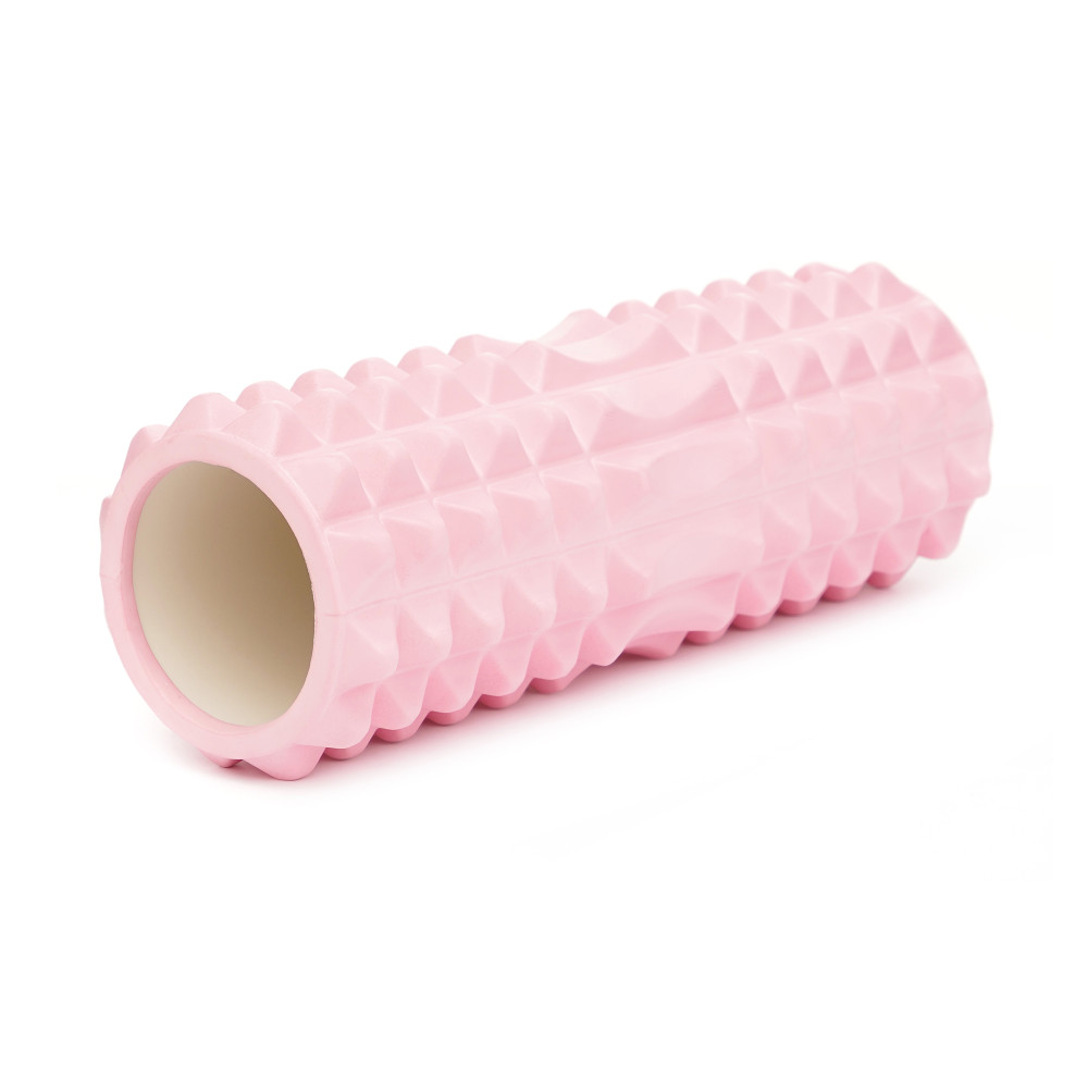 Масажний ролик Cornix EVA 33 x 14 см (валик, ролер) XR-0326 Light Pink