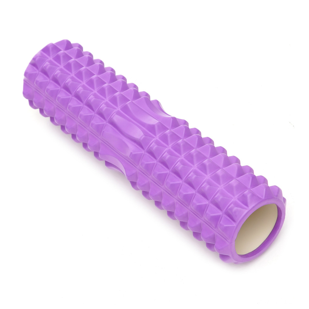 Массажный ролик Cornix EVA 45 x 14 см (валик, роллер) XR-0333 Violet