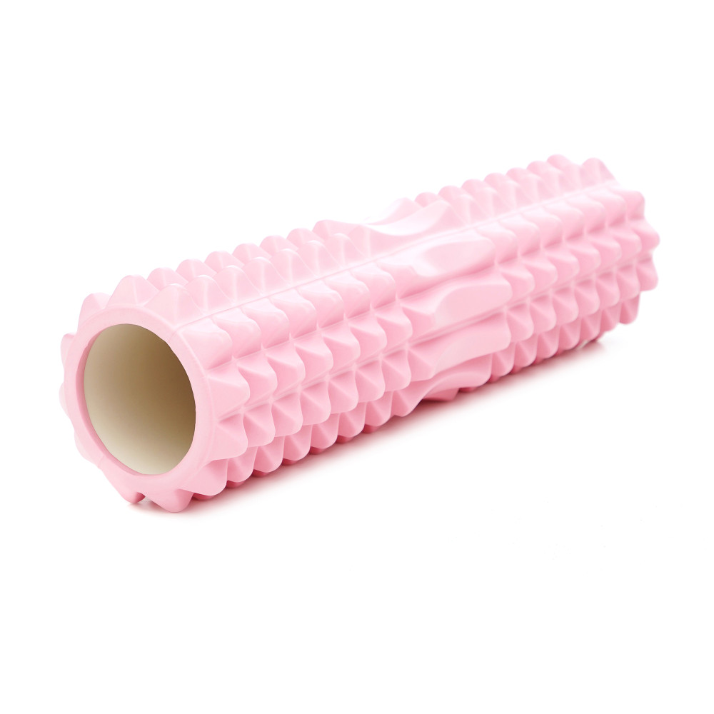 Массажный ролик Cornix EVA 45 x 14 см (валик, роллер) XR-0336 Light Pink