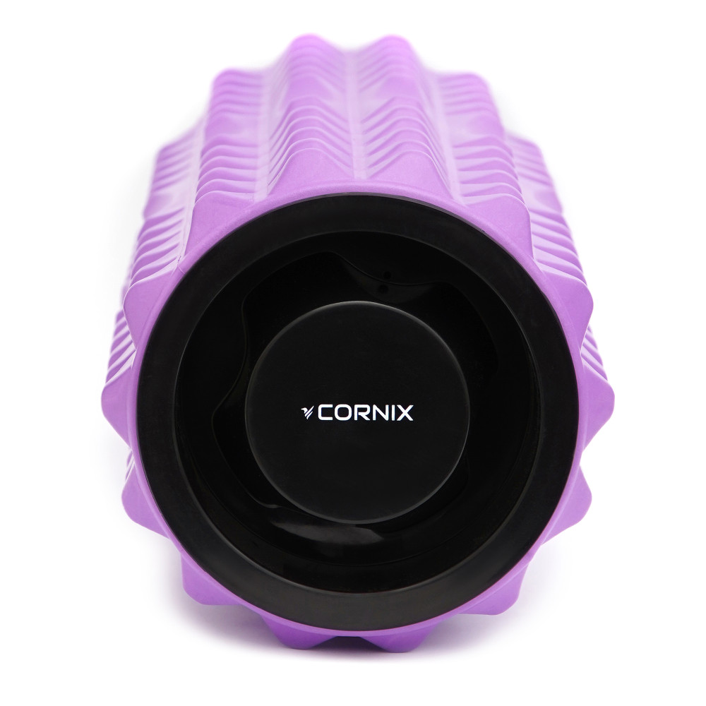 Масажний ролик Cornix EVA 33 x 14 см (валик, ролер) XR-0338 Violet