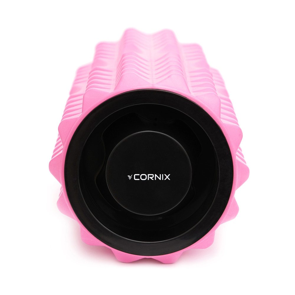 Масажний ролик Cornix EVA 33 x 14 см (валик, ролер) XR-0339 Pink