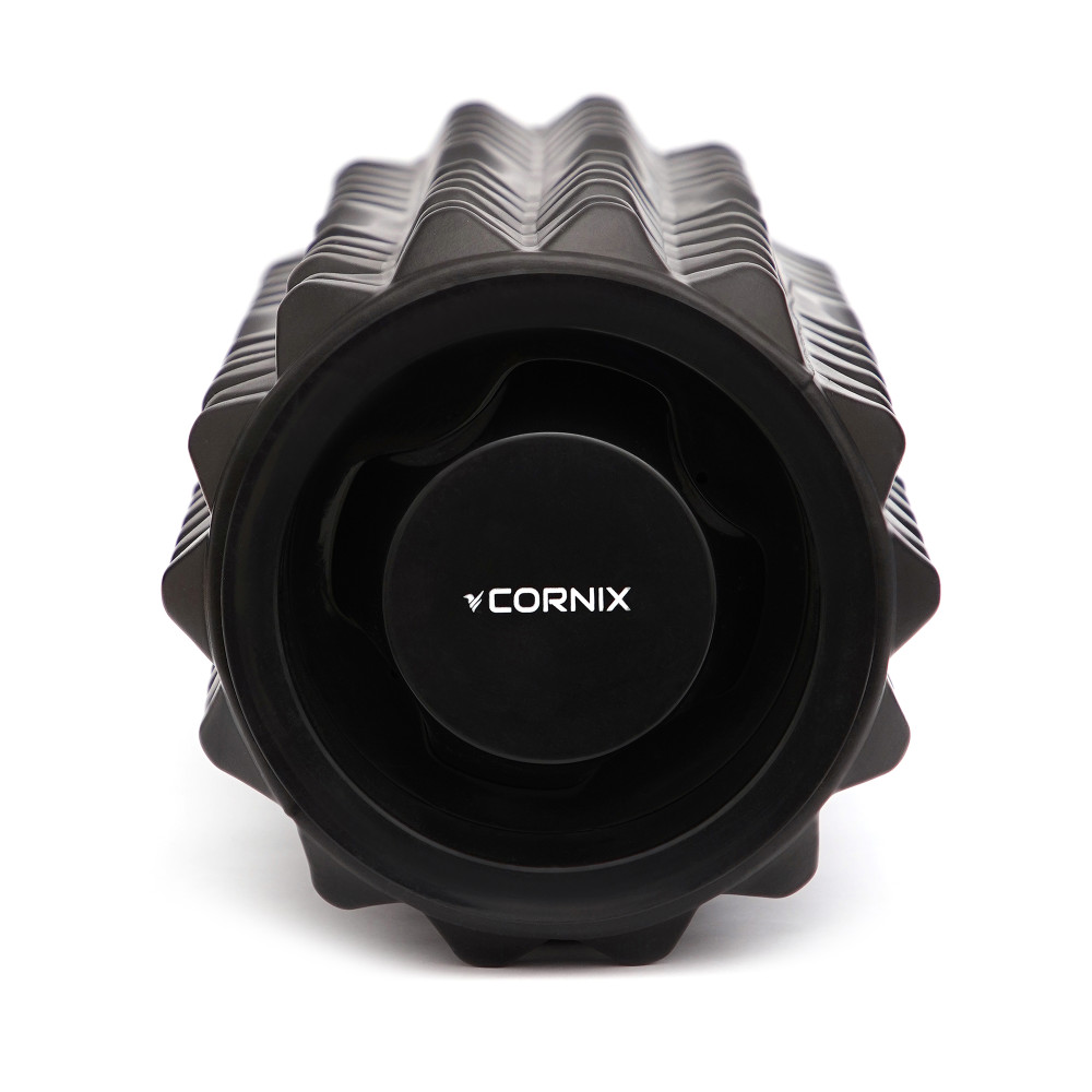 Масажний ролик Cornix EVA 33 x 14 см (валик, ролер) XR-0341 Black