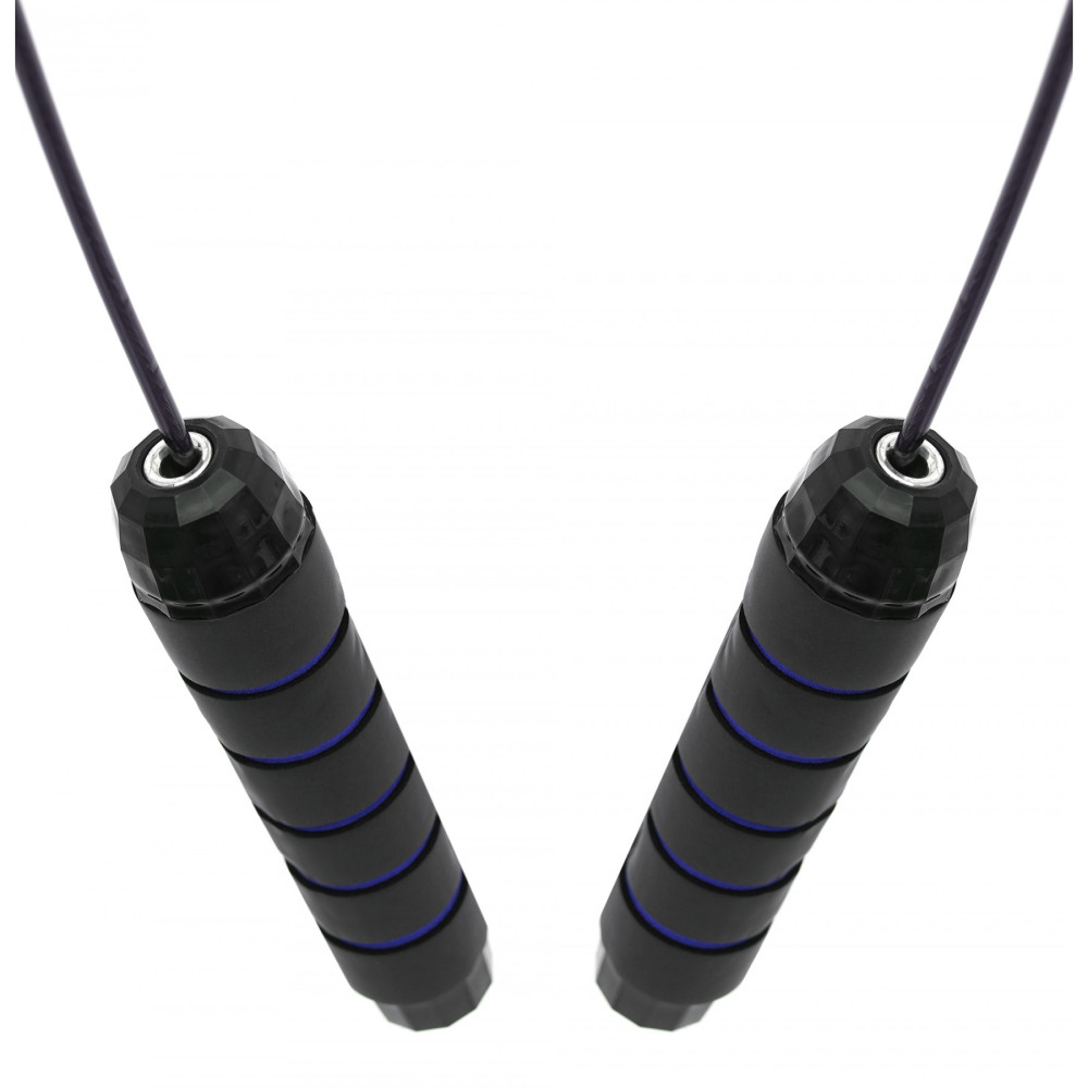 Скакалка швидкісна для кросфіту Cornix Speed Rope Classic XR-0147 Black/Blue