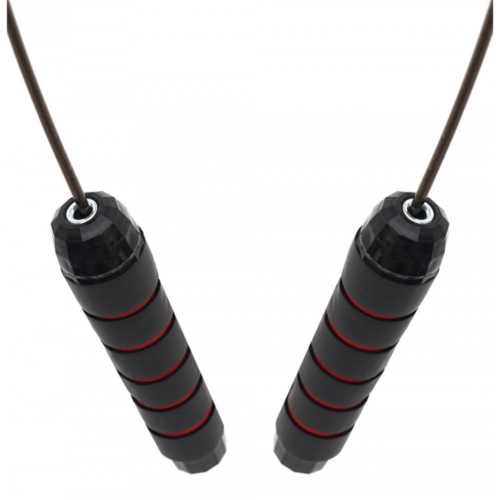Скакалка швидкісна для кросфіту Cornix Speed Rope Classic XR-0150 Black/Red