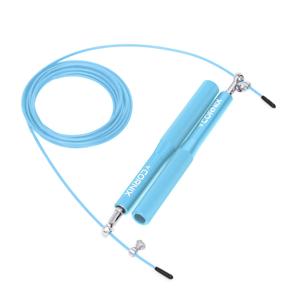 Скакалка скоростная для кроссфита Cornix Speed Rope XR-0153 Sky Blue